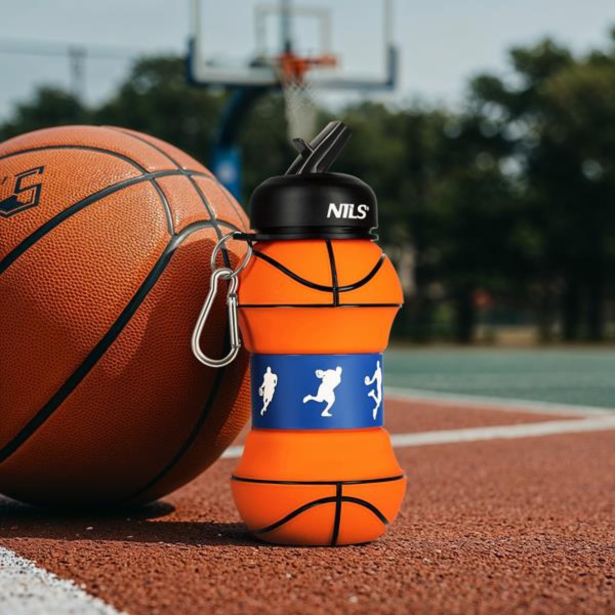 Παγούρι NC4104 Silicone Foldable Cup 550ML Basketball Nils