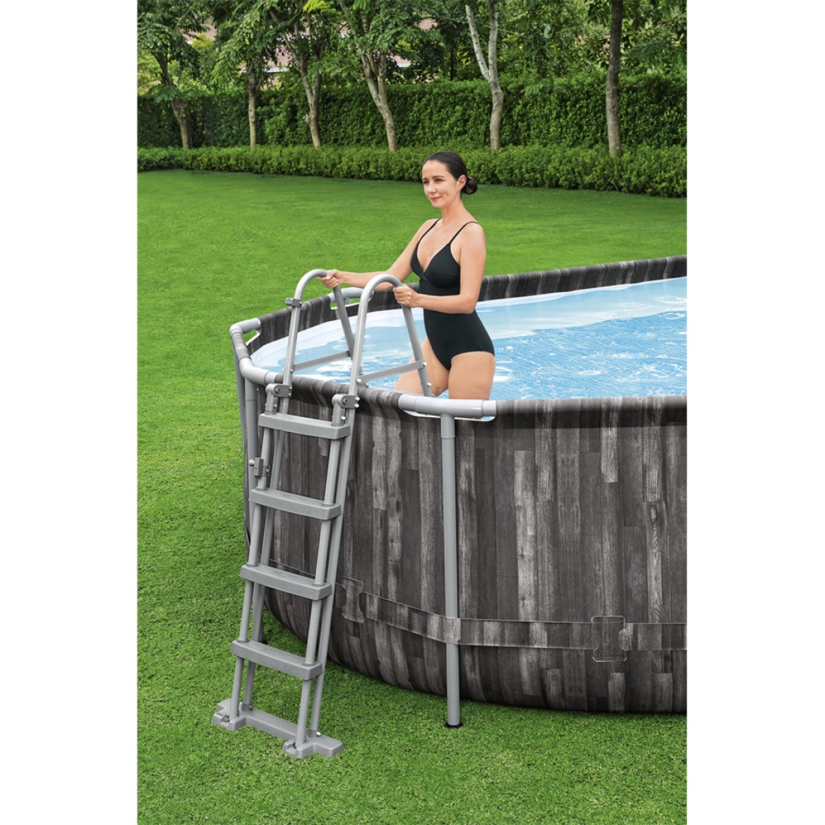 Πισίνα 5611R POWER STEEL OVAL POOL Bestway 610X366X122CM