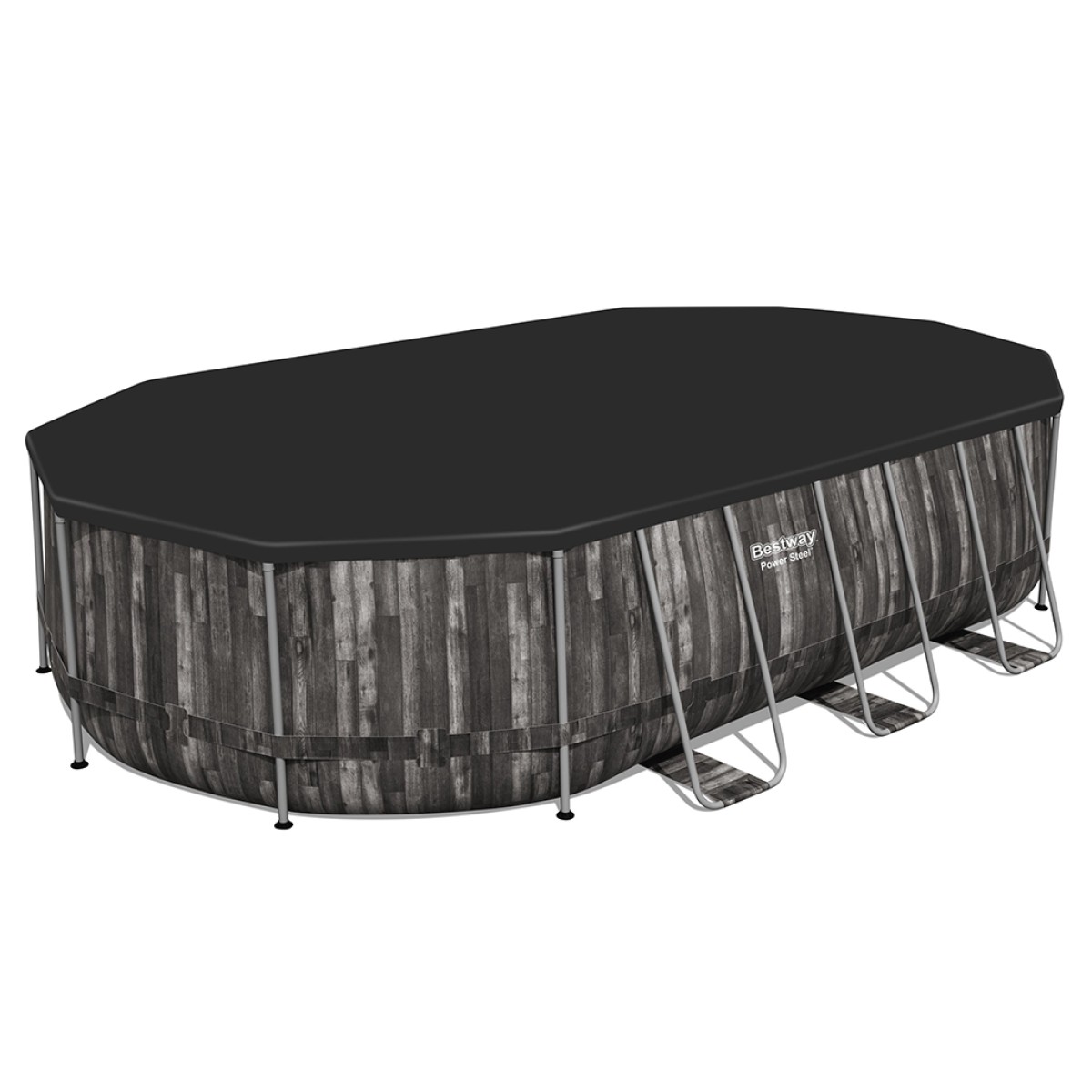 Πισίνα 5611R POWER STEEL OVAL POOL Bestway 610X366X122CM