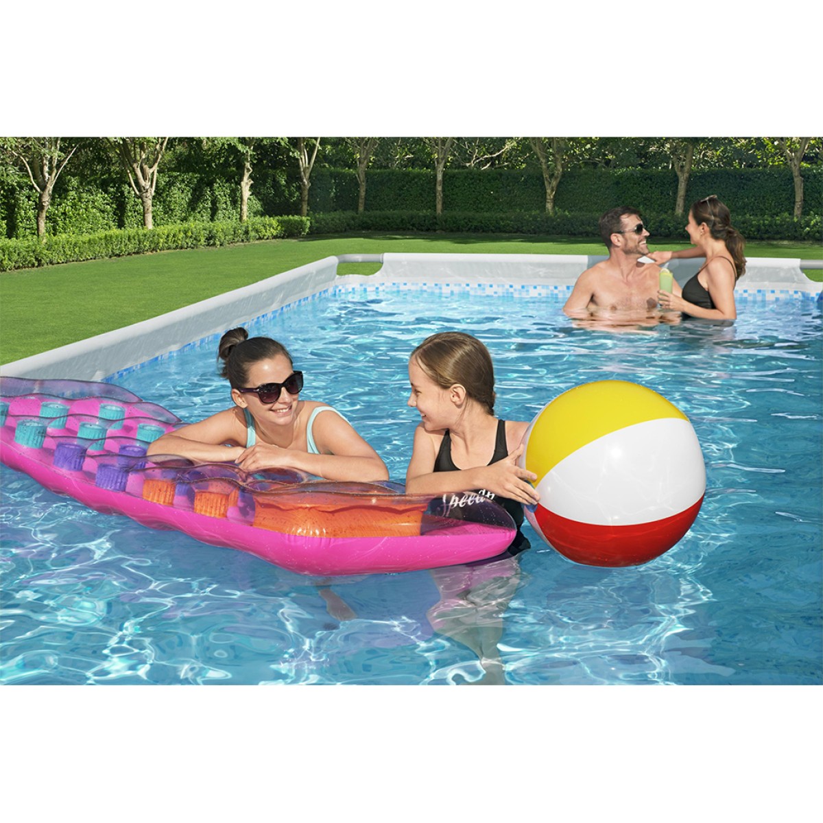 Πισίνα 5612B POWER STEEL RECT. FRAME POOL 640X274X132CM