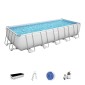 Πισίνα 5612B POWER STEEL RECT. FRAME POOL 640X274X132CM