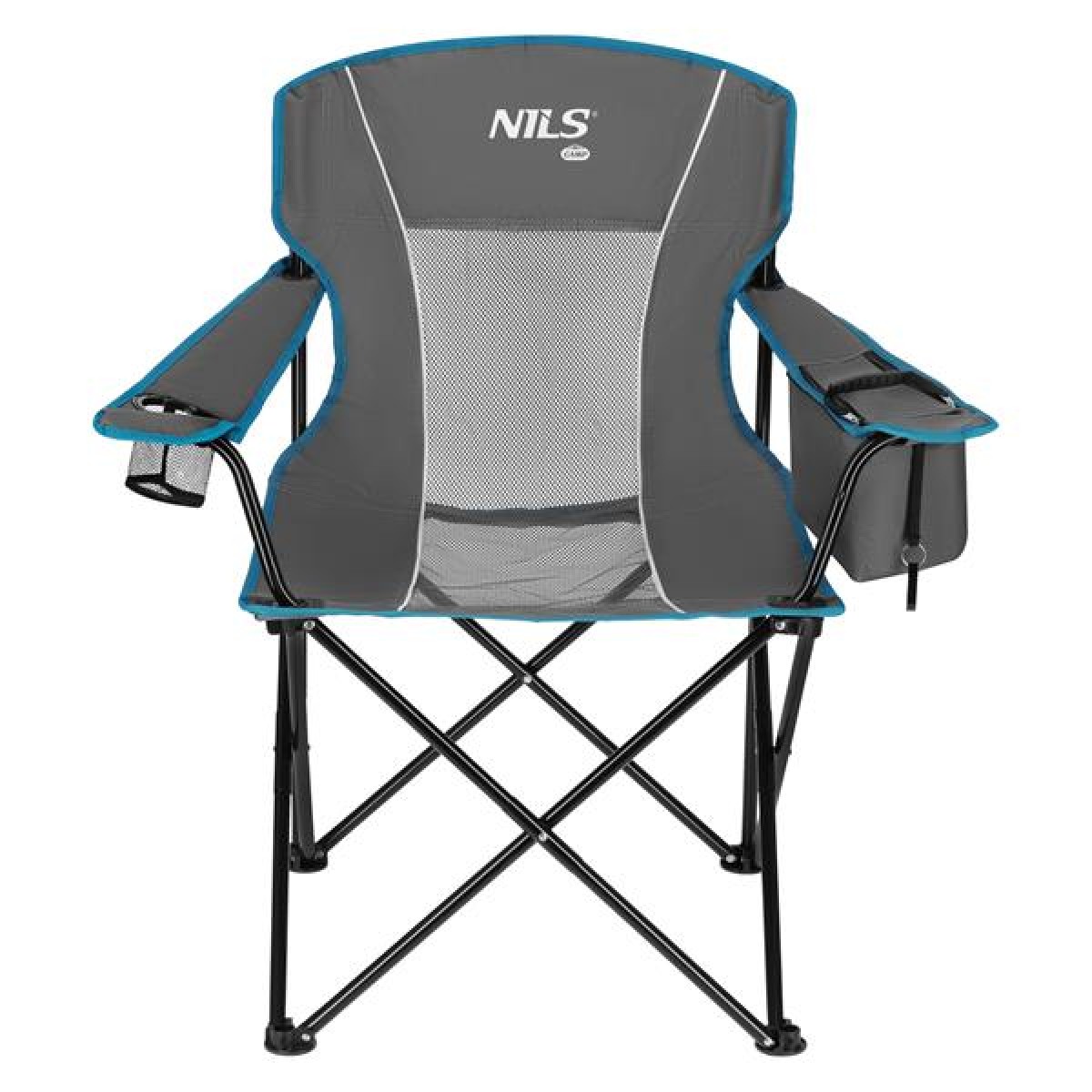 Πτυσσόμενη Καρέκλα Κάμπινγκ Nils Camp NC3706 Γκρι