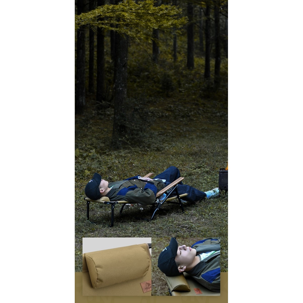 Πτυσσόμενη Καρέκλα Παραλίας Αλουμινίου HighSpeed Ασπρο/Μπεζ με Ανάκλιση 5 θέσεων