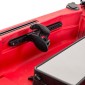 SCK Cargo 320 Μονοθέσιο Pedal Kayak ready με αλουμινίου κάθισμα και τιμονιέρα | Μαύρο-Κόκκινο