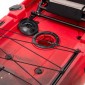 SCK Cargo 320 Μονοθέσιο Pedal Kayak ready με αλουμινίου κάθισμα και τιμονιέρα | Μαύρο-Κόκκινο