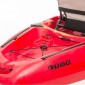 SCK Largo 300 Μονοθέσιο Pedal Kayak ready με αλουμινίου κάθισμα και τιμονιέρα | Κόκκινο-Κίτρινο