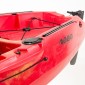 SCK Largo 300 Μονοθέσιο Pedal Kayak ready με αλουμινίου κάθισμα και τιμονιέρα | Κόκκινο-Κίτρινο