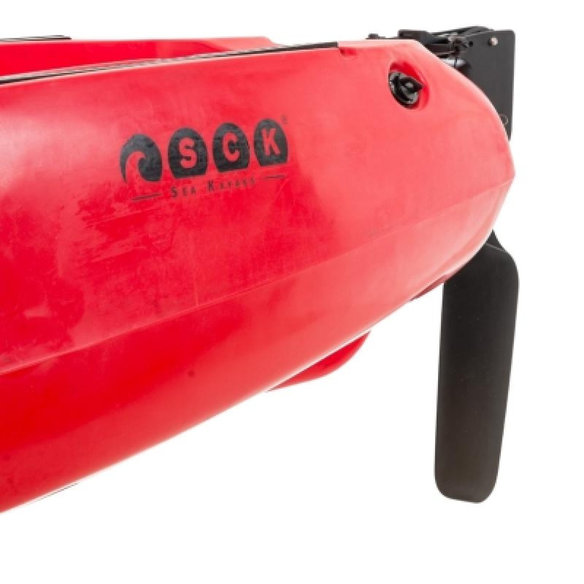 SCK Largo 300 Μονοθέσιο Pedal Kayak ready με αλουμινίου κάθισμα και τιμονιέρα | Κόκκινο-Κίτρινο