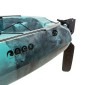 SCK Largo 300 Μονοθέσιο Pedal Kayak ready με αλουμινίου κάθισμα και τιμονιέρα | Τιρκουάζ- Μαύρο