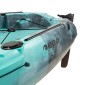 SCK Largo 300 Μονοθέσιο Pedal Kayak ready με αλουμινίου κάθισμα και τιμονιέρα | Τιρκουάζ- Μαύρο