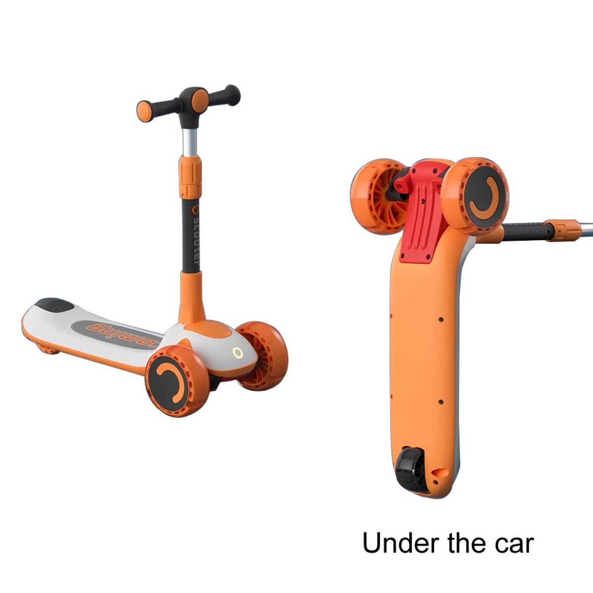 Scooter 2 σε 1 Fun S790 Πορτοκαλί GC