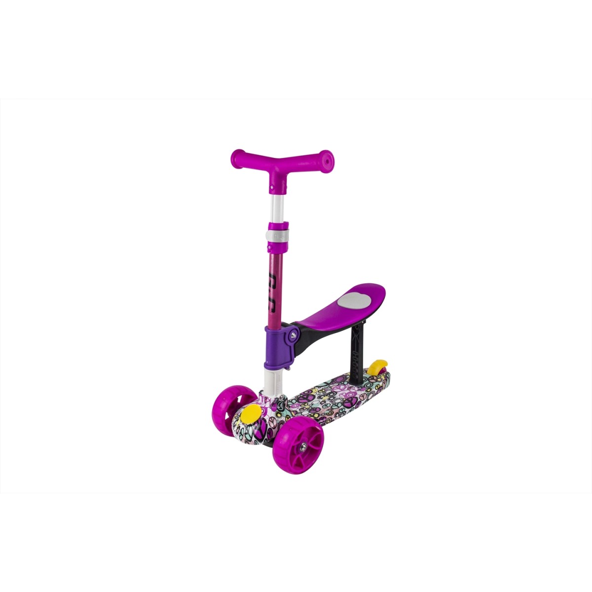 SCOOTER 2σε1 FUN HD0009TW Ροζ GC
