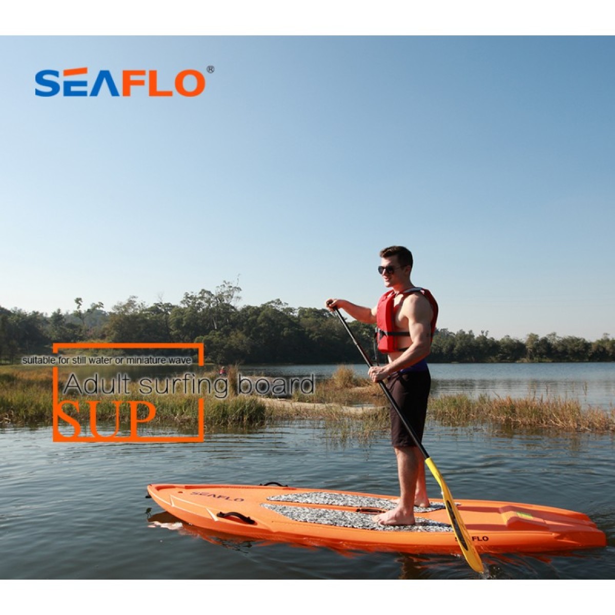 Seaflo SUP 9'6'' πολυαιθυλενίου - Mπλε S002AS-BU