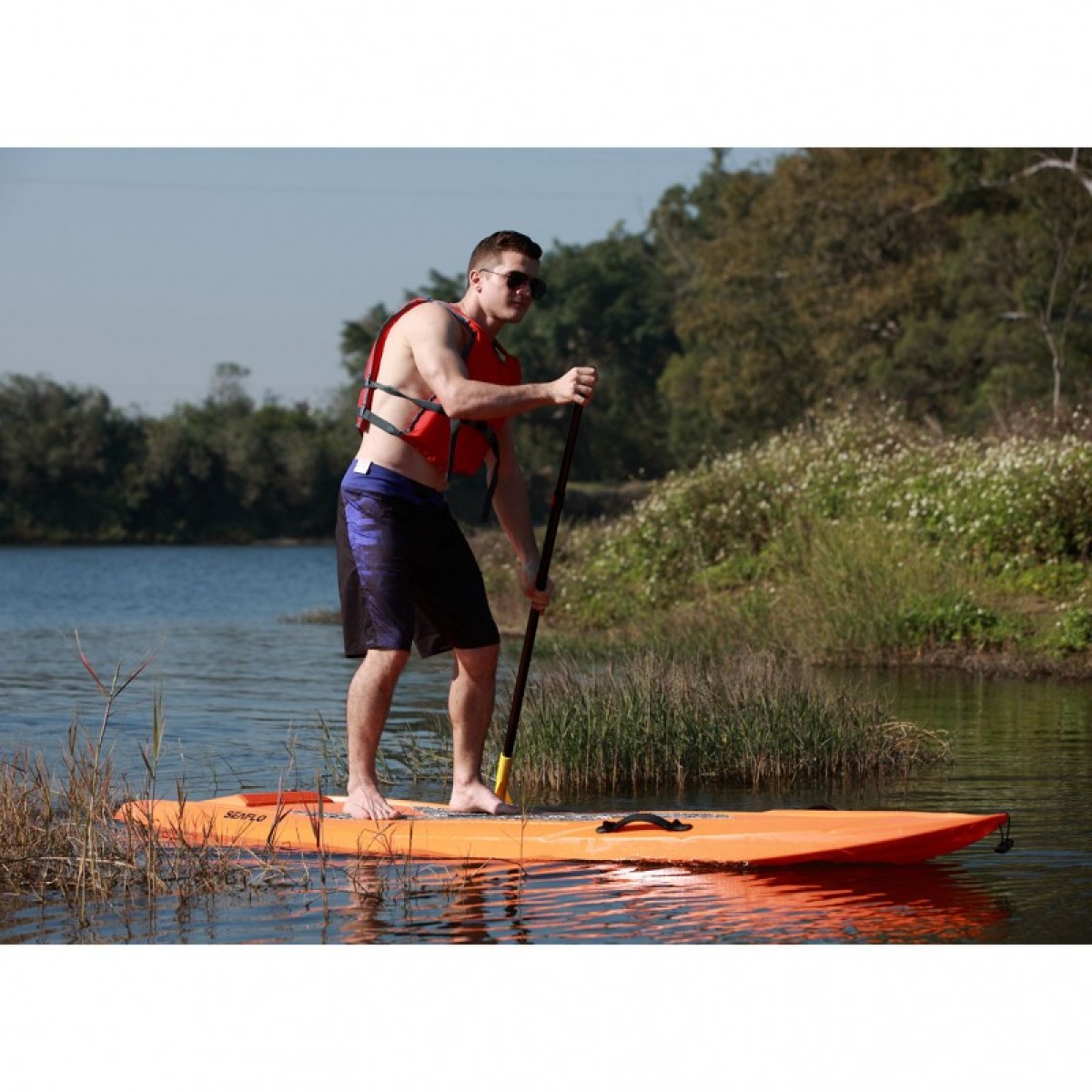 Seaflo SUP 9'6'' πολυαιθυλενίου - Mπλε S002AS-BU