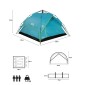 Σκηνή Camping 3 Ατόμων NC7819 Μπλε TENT SHADOW 15-04-028