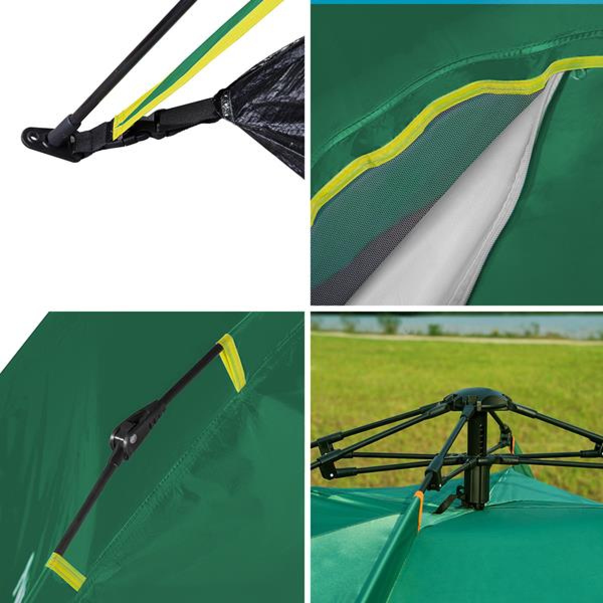 Σκηνή Camping 3 Ατόμων NC7819 Πράσινη TENT SHADOW Nils Camp 15-04-027