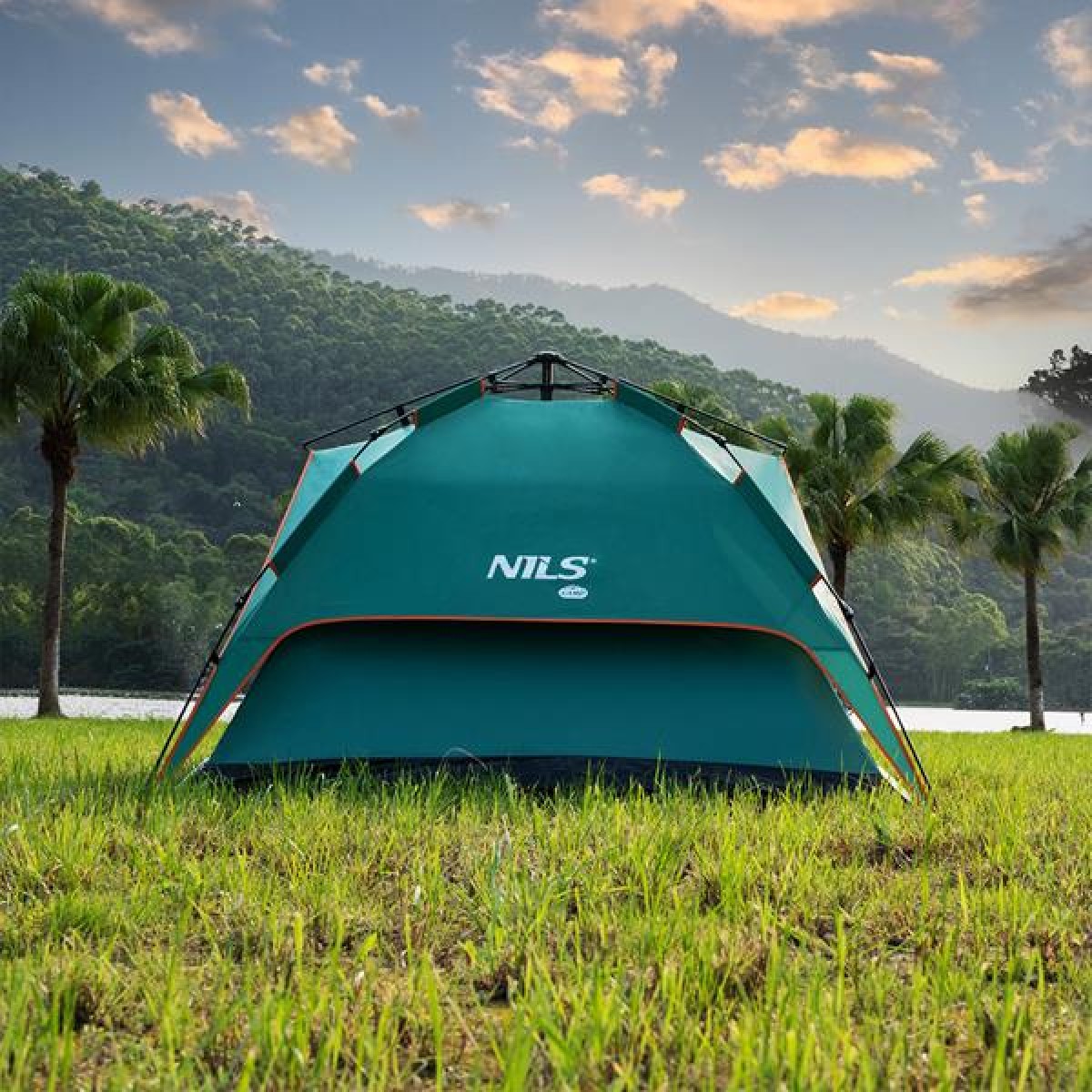 Σκηνή Camping 3 Ατόμων NC7819 Πράσινη TENT SHADOW Nils Camp 15-04-027