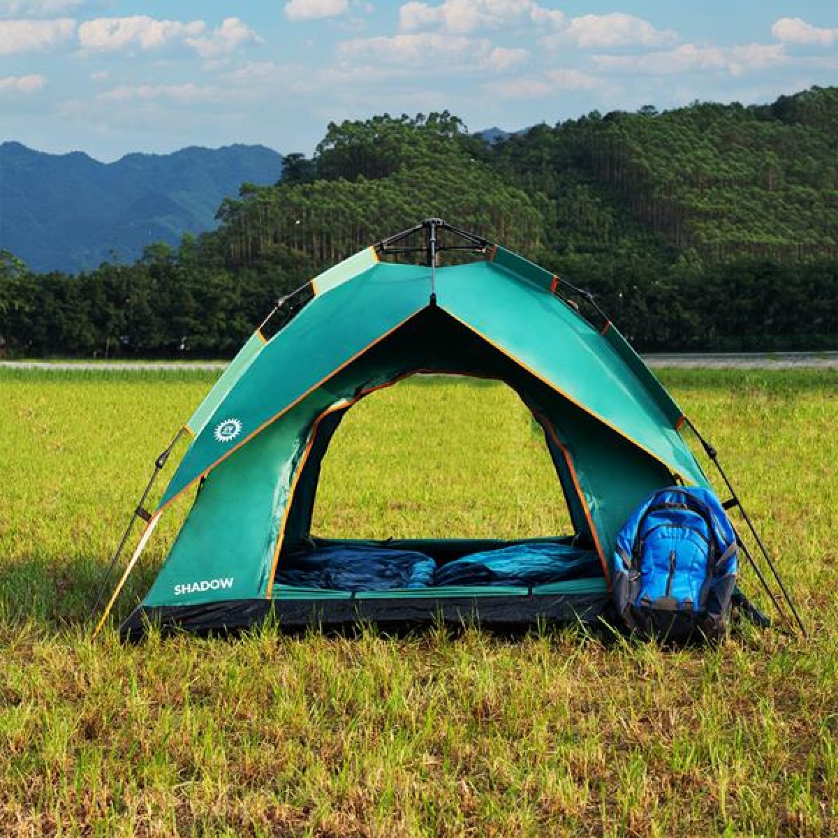 Σκηνή Camping 3 Ατόμων NC7819 Πράσινη TENT SHADOW Nils Camp 15-04-027