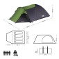 Σκηνή Camping NC6012 TREKKER NILS CAMP 4 Ατόμων 15-04-032