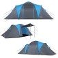Σκηνή Camping NC6031 HIGHLAND NILS CAMP 6 Ατόμων Γκρι/Μπλε 15-04-038