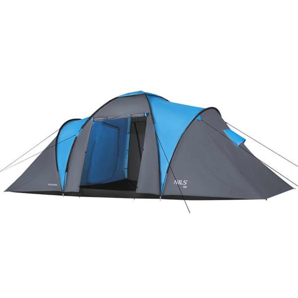 Σκηνή Camping NC6031 HIGHLAND NILS CAMP 6 Ατόμων Γκρι/Μπλε 15-04-038
