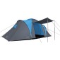 Σκηνή Camping NC6031 HIGHLAND NILS CAMP 6 Ατόμων Γκρι/Μπλε 15-04-038