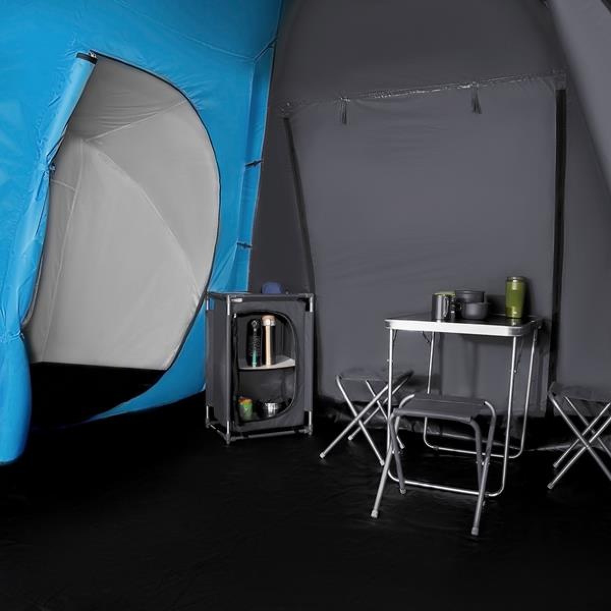 Σκηνή Camping NC6031 HIGHLAND NILS CAMP 6 Ατόμων Γκρι/Μπλε 15-04-038