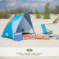 Τέντα Παραλίας NILS Camp Pop UP NC8030 Μπλε 260x120x120 15-04-025