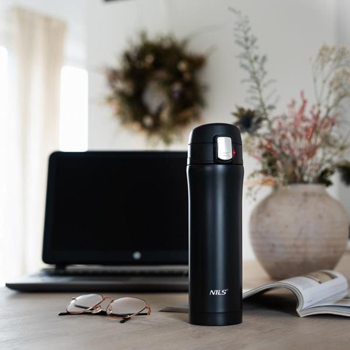 Θερμός NCB10 Black Thermal Cup NILS 430ml