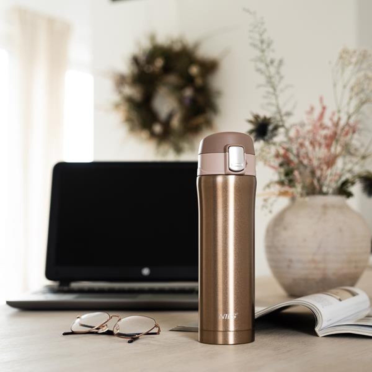 Θερμός NCB10 Gold Thermal Cup NILS 430ml