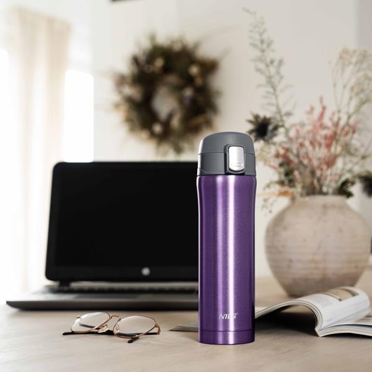 Θερμός NCB10 Thermal Cup Violet NILS 430ml