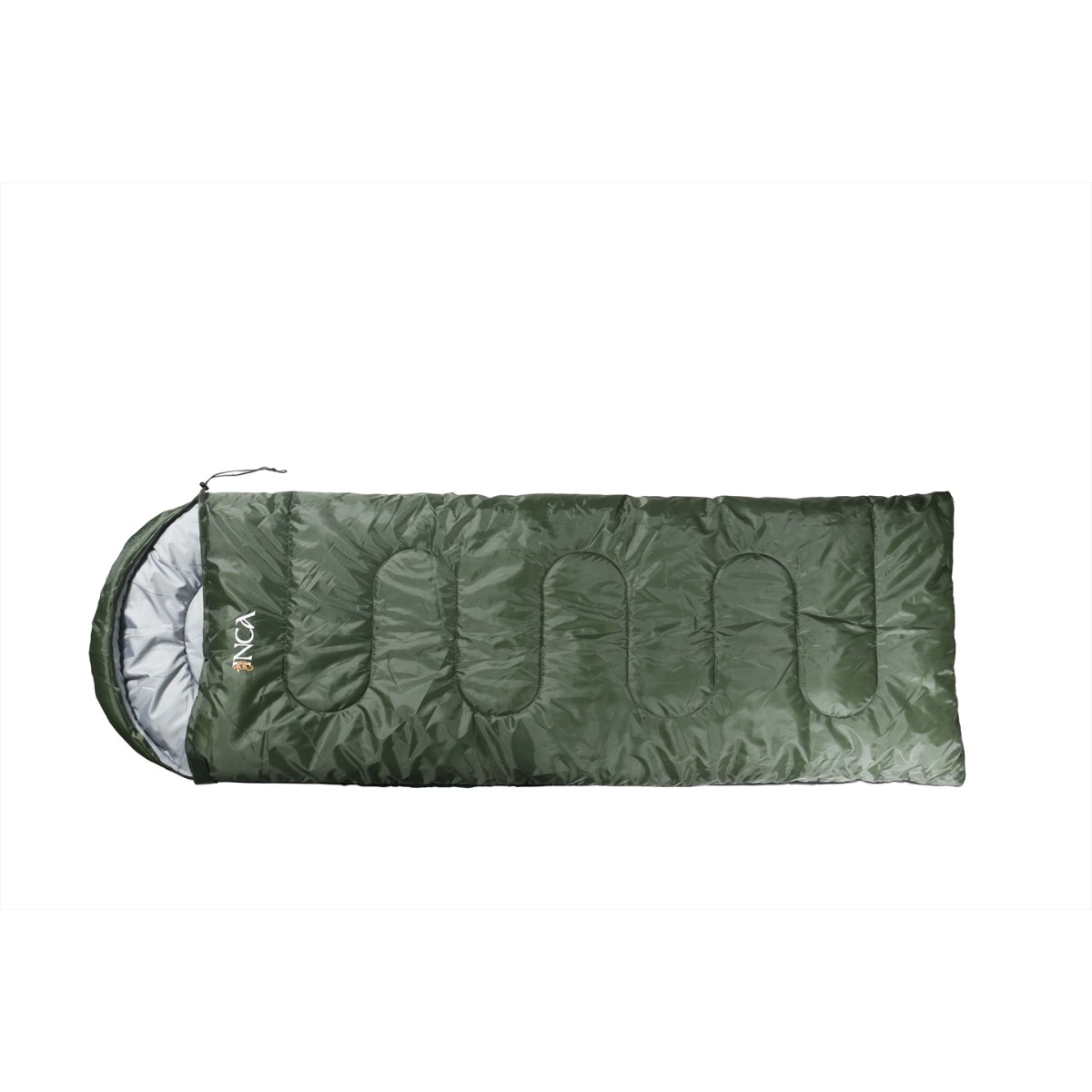 Υπνόσακος INCA Cozy με μαξιλάρι  Χακί 220χ75cm 0600-101-9