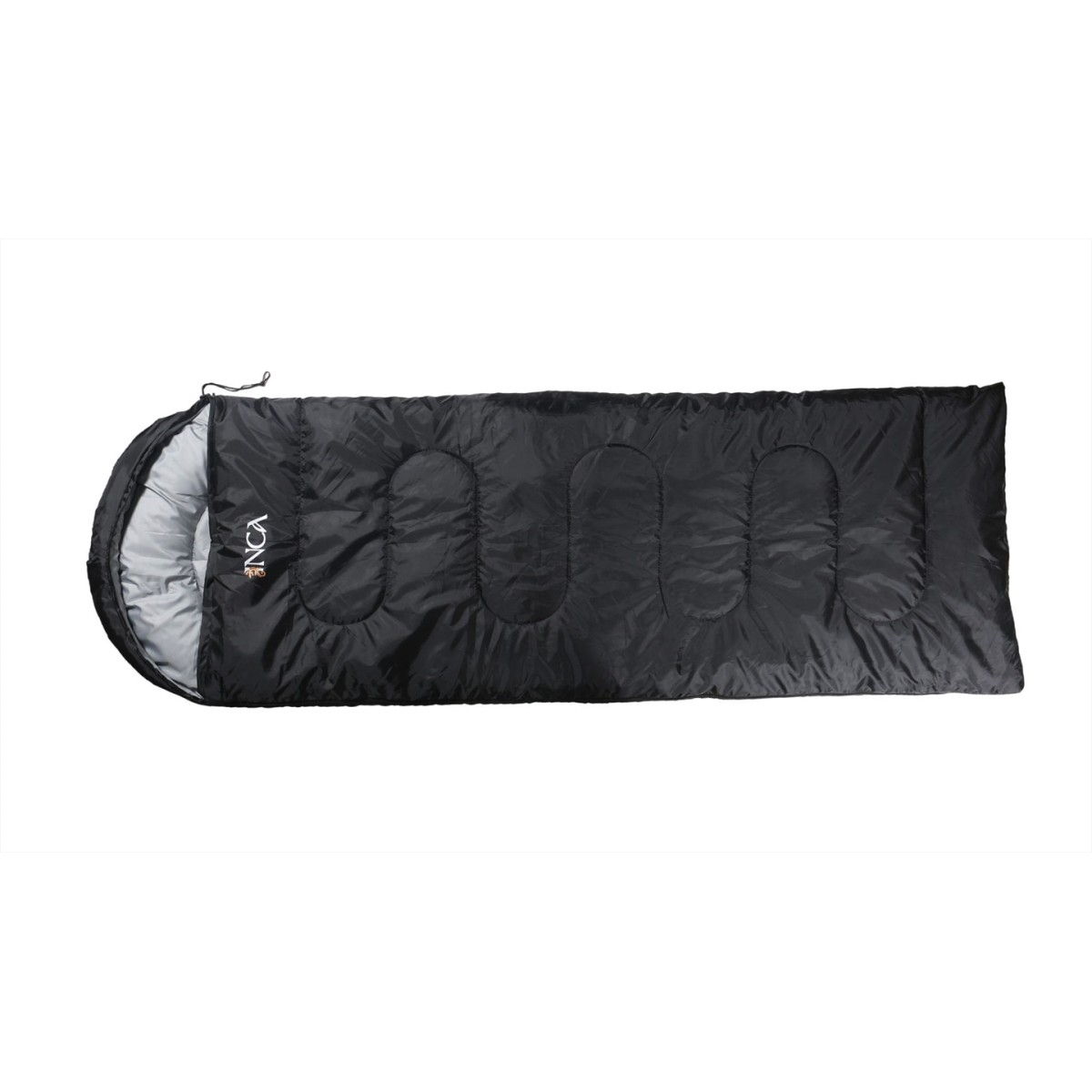 Υπνόσακος INCA Cozy με μαξιλάρι  Μαύρο 220χ75cm 0600-101-8