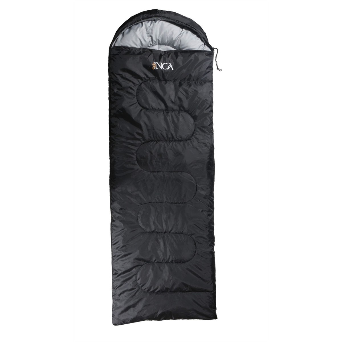 Υπνόσακος INCA Cozy με μαξιλάρι  Μαύρο 220χ75cm 0600-101-8