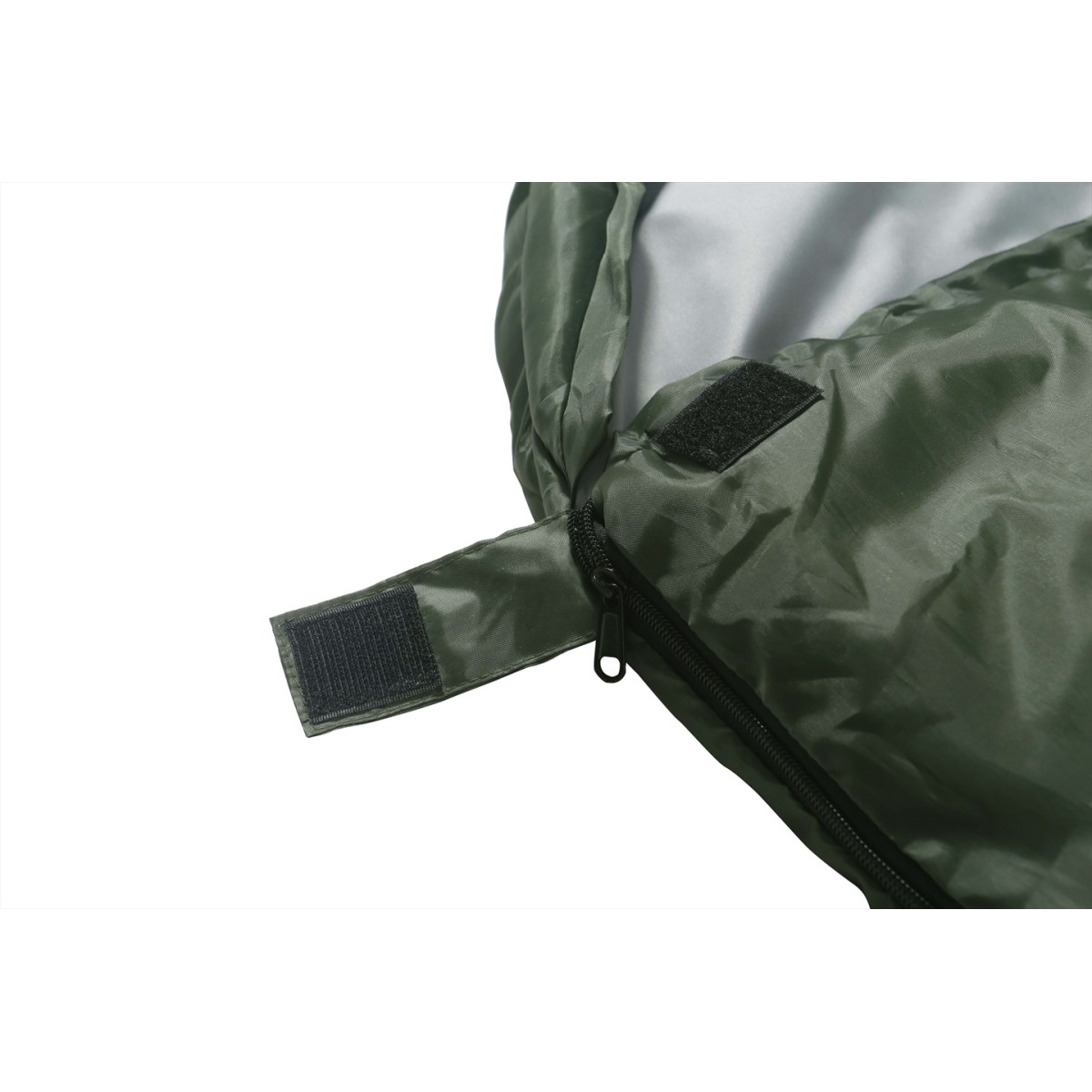 Υπνόσακος INCA Foldpack με μαξιλάρι Χακί 220χ95cm με ιμάντες συμπίεσης