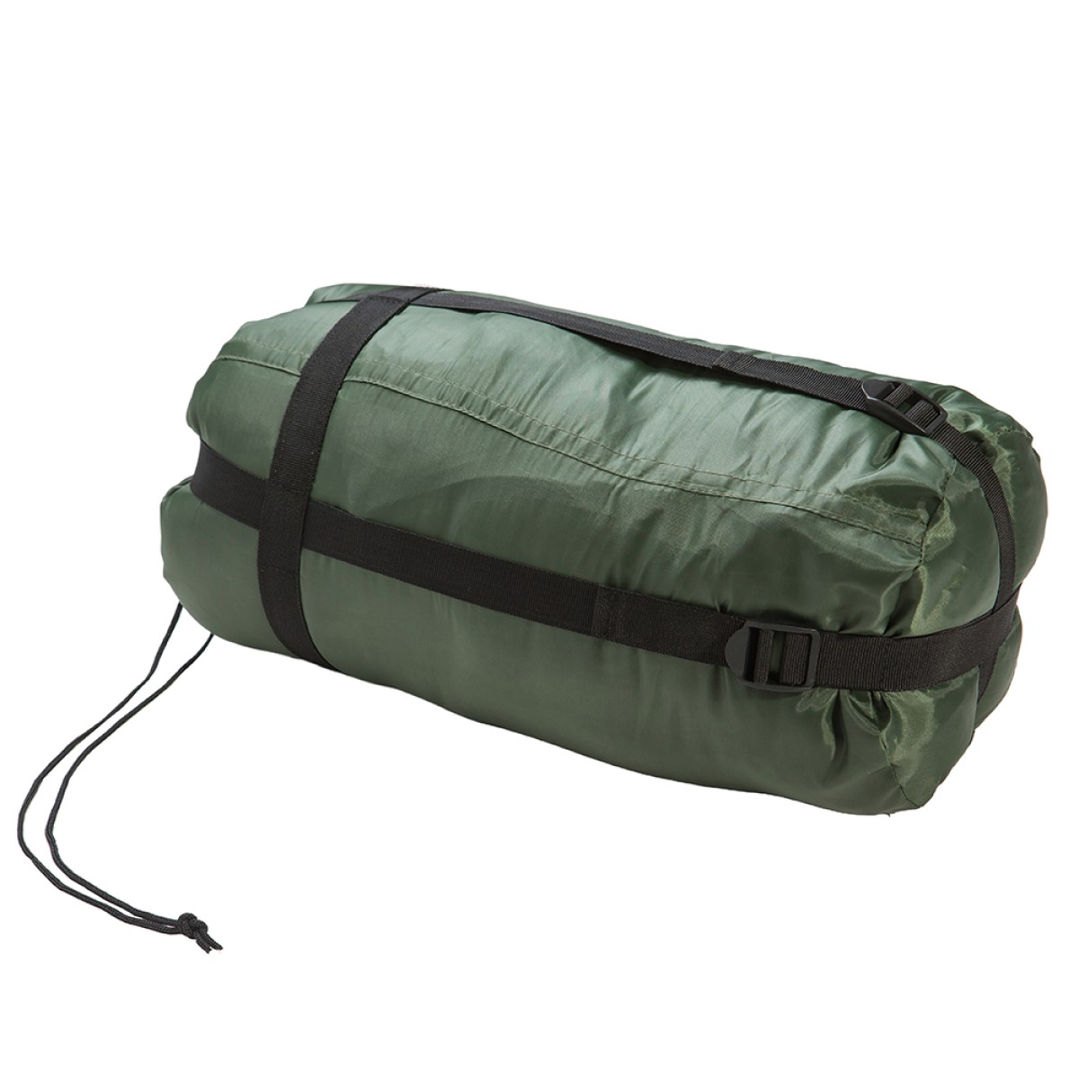 Υπνόσακος INCA Foldpack με μαξιλάρι Χακί 220χ95cm με ιμάντες συμπίεσης