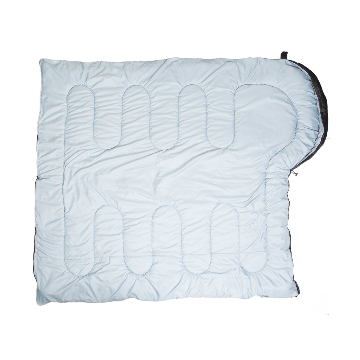 Υπνόσακος INCA Foldpack με μαξιλάρι Μαύρο 220χ95cm με ιμάντες συμπίεσης