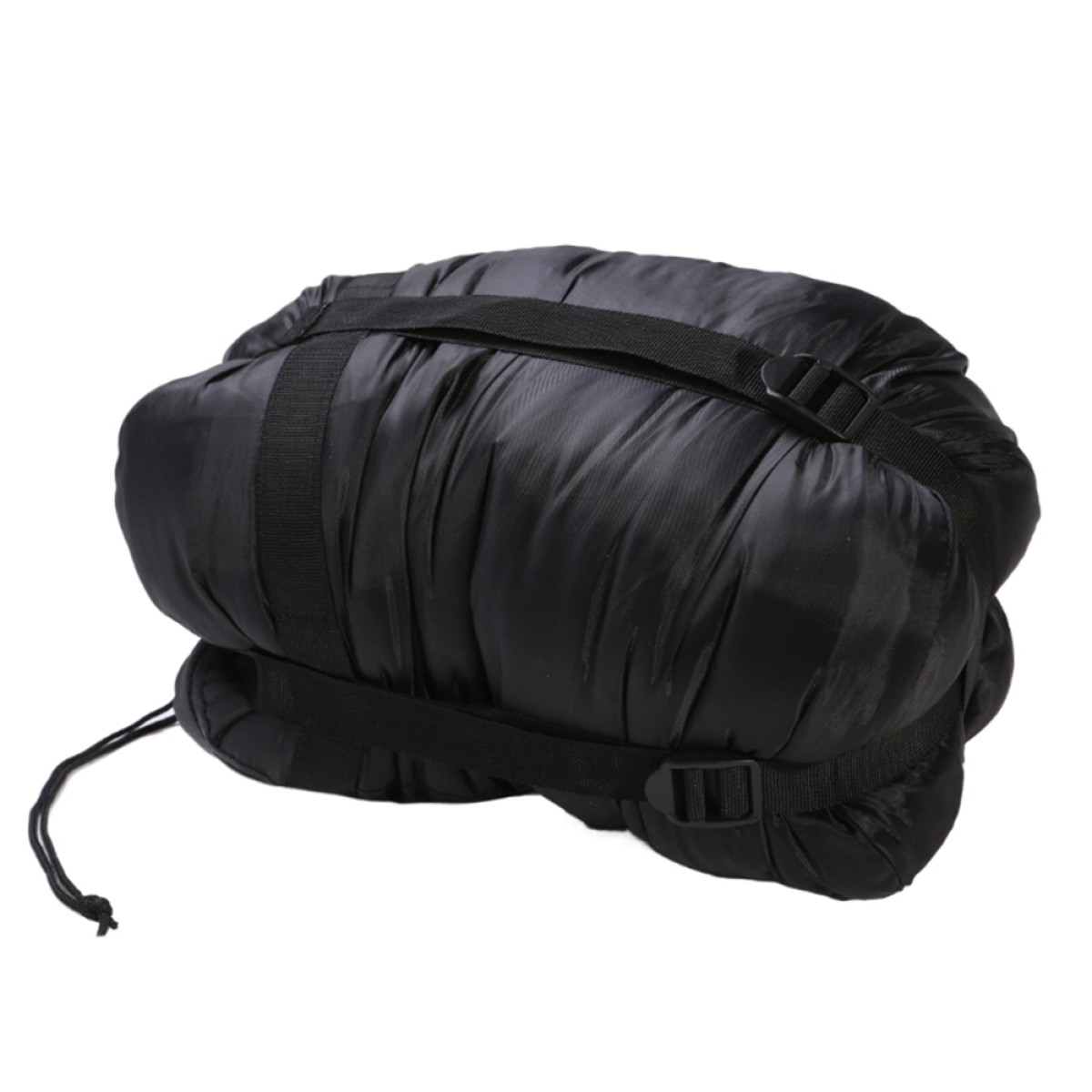 Υπνόσακος INCA Nanopack με μαξιλάρι Μαύρο 220χ75cm με ιμάντες συμπίεσης