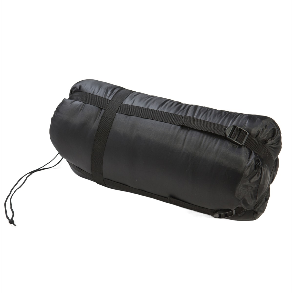 Υπνόσακος INCA Nanopack με μαξιλάρι Μαύρο 220χ75cm με ιμάντες συμπίεσης