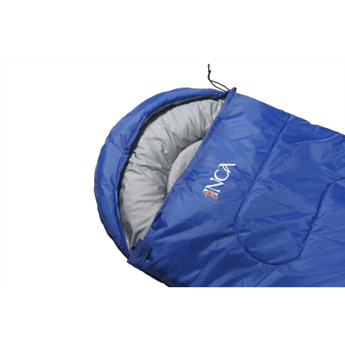 Υπνόσακος INCA Nanopack με μαξιλάρι Μπλε 220χ75cm με ιμάντες συμπίεσης