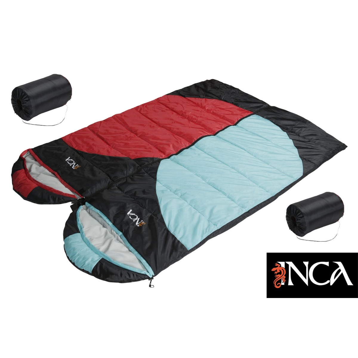 Υπνόσακος INCA Wayna Black/Red NCI 1023R