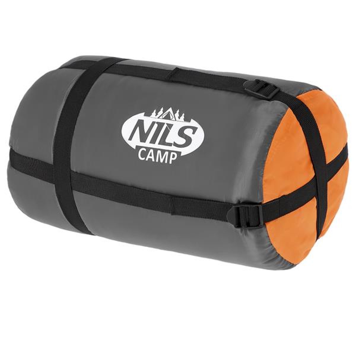 Υπνόσακος Nils Camp NC2008 BLACK-ORANGE SIZE L 15-04-106