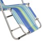 Ξαπλώστρα - Πολυθρόνα Παραλίας NC3024 Μπλε SUN LOUNGER NILS CAMP