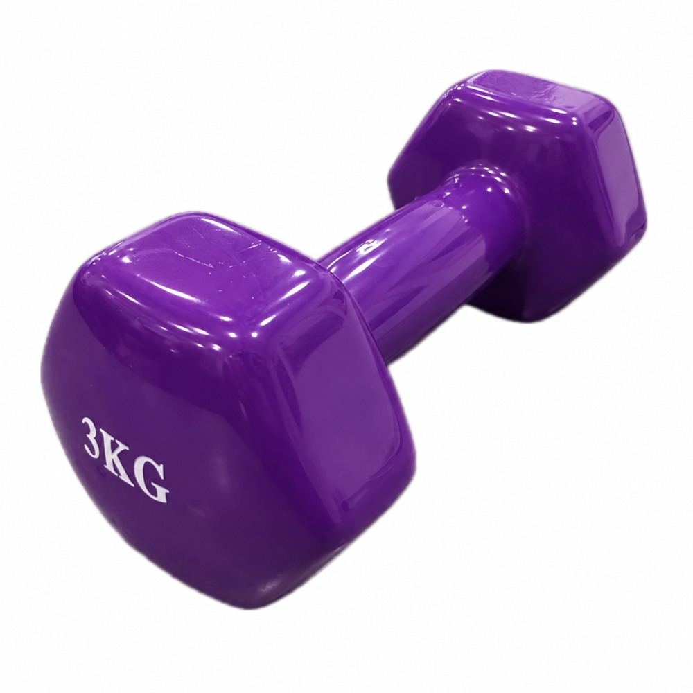 Βαράκια βινυλίου εξάγωνα 3kg (Τεμάχιο) MDS