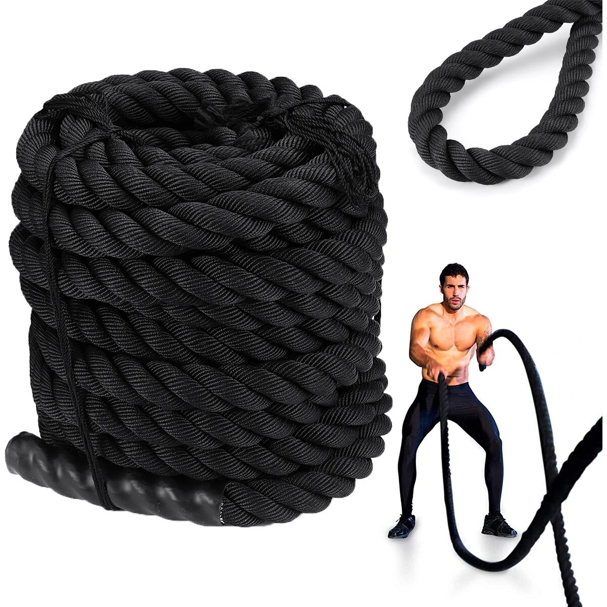 Battle Rope Σχοινί Προπόνησης 9m MDS
