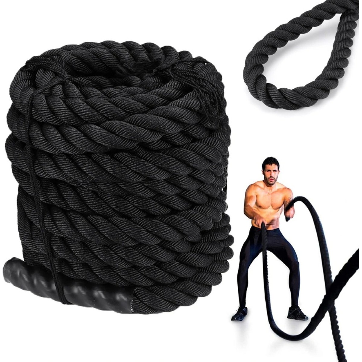 Battle Rope Σχοινί Προπόνησης 9m Megatron TZ-3044