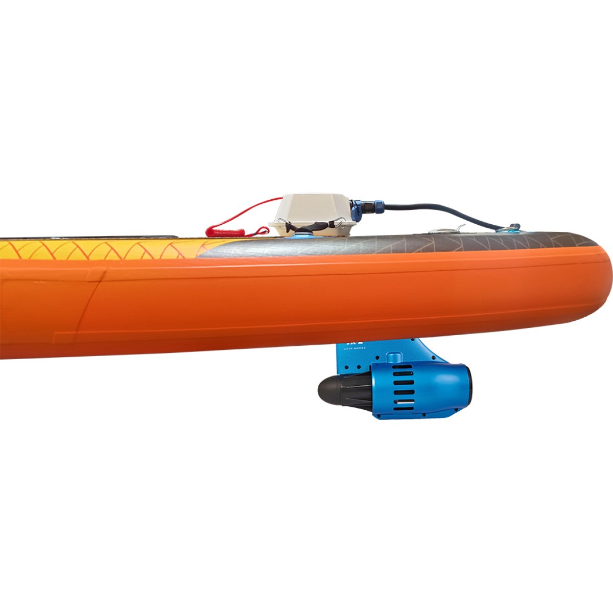 Φουσκωτή Σανίδα SUP / Kayak με Μήκος 3.66m Πορτοκαλί Amgo Turbo 366 with blue drive S Power Fin