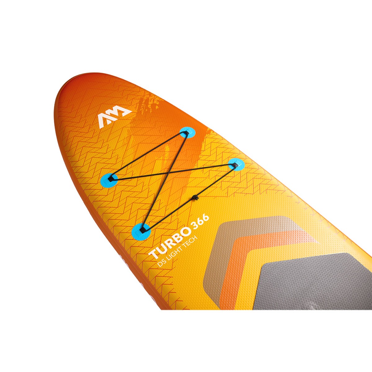 Φουσκωτή Σανίδα SUP / Kayak με Μήκος 3.66m Πορτοκαλί Amgo Turbo 366 with blue drive S Power Fin