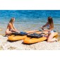 Φουσκωτή Σανίδα SUP / Kayak με Μήκος 3.66m Πορτοκαλί Amgo Turbo 366 with blue drive S Power Fin