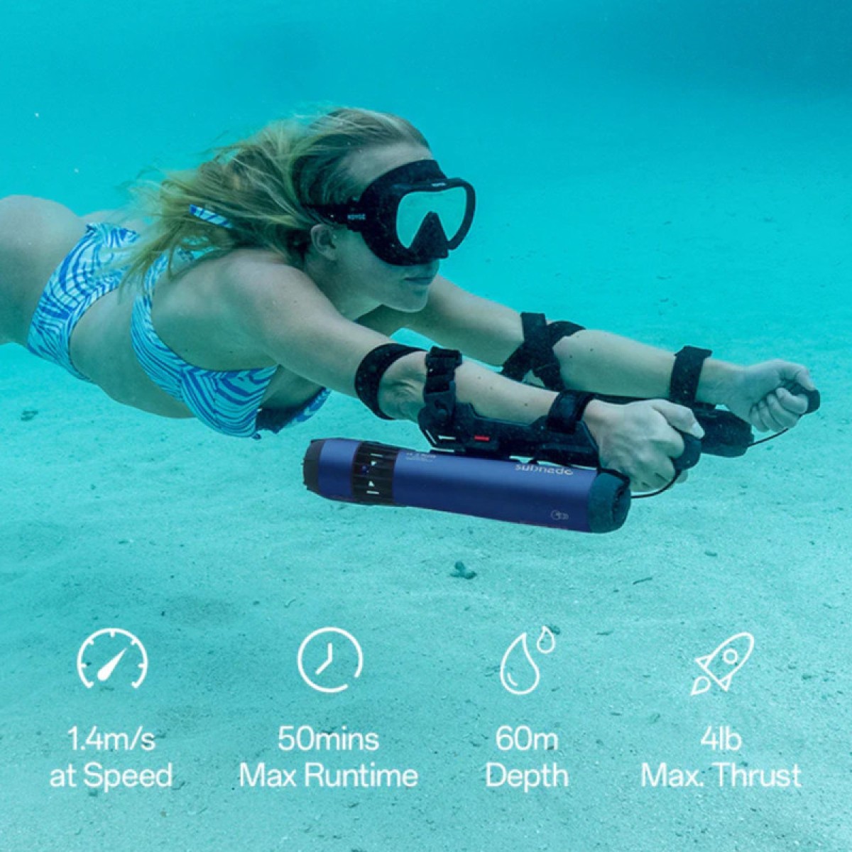 Ηλεκτρικό SeaScooter SUBNADO LITE - Waydoo